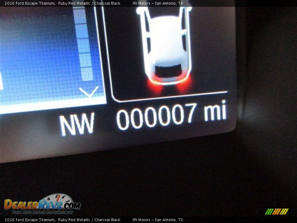 2016 Ford Escape Titanium Ruby Red Metallic / Charcoal Black Photo #19