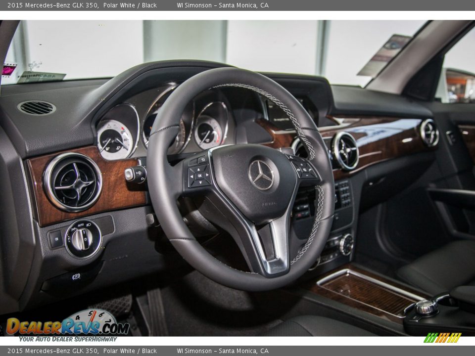 2015 Mercedes-Benz GLK 350 Polar White / Black Photo #6