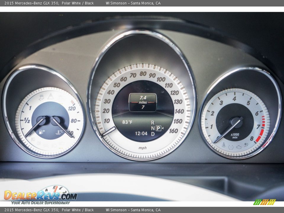 2015 Mercedes-Benz GLK 350 Polar White / Black Photo #7