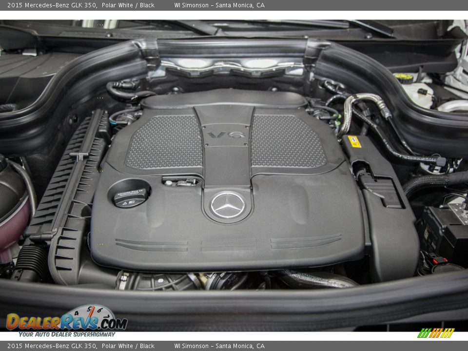 2015 Mercedes-Benz GLK 350 Polar White / Black Photo #9