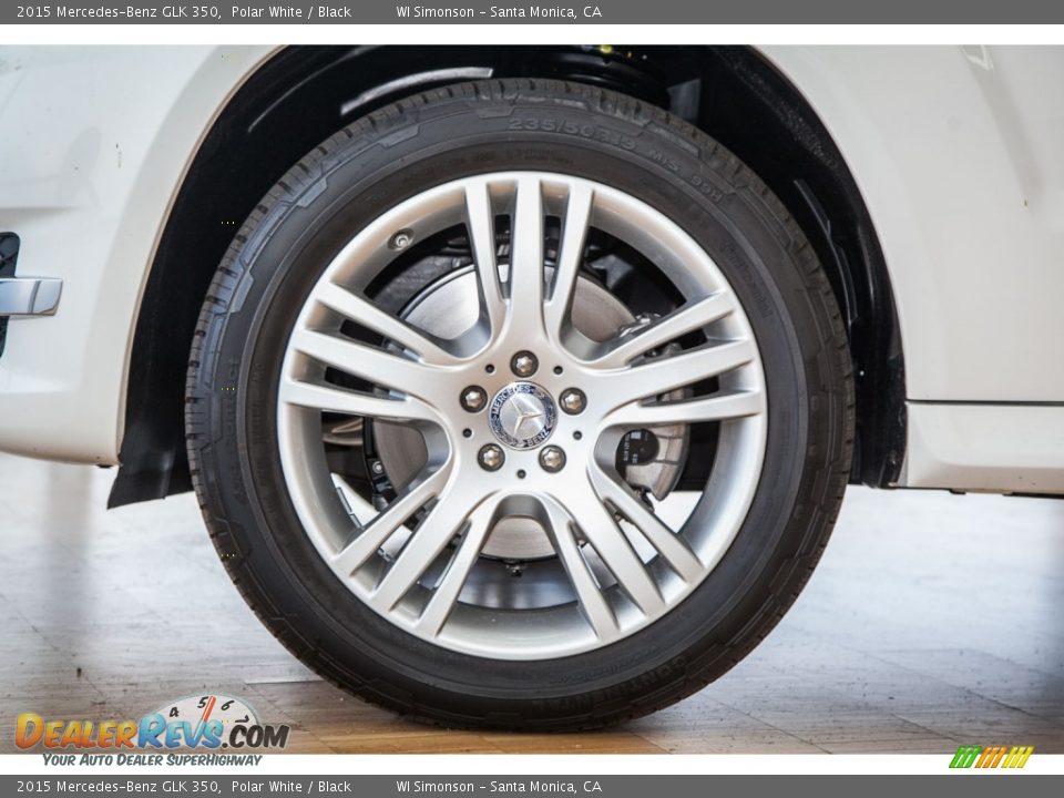 2015 Mercedes-Benz GLK 350 Polar White / Black Photo #10
