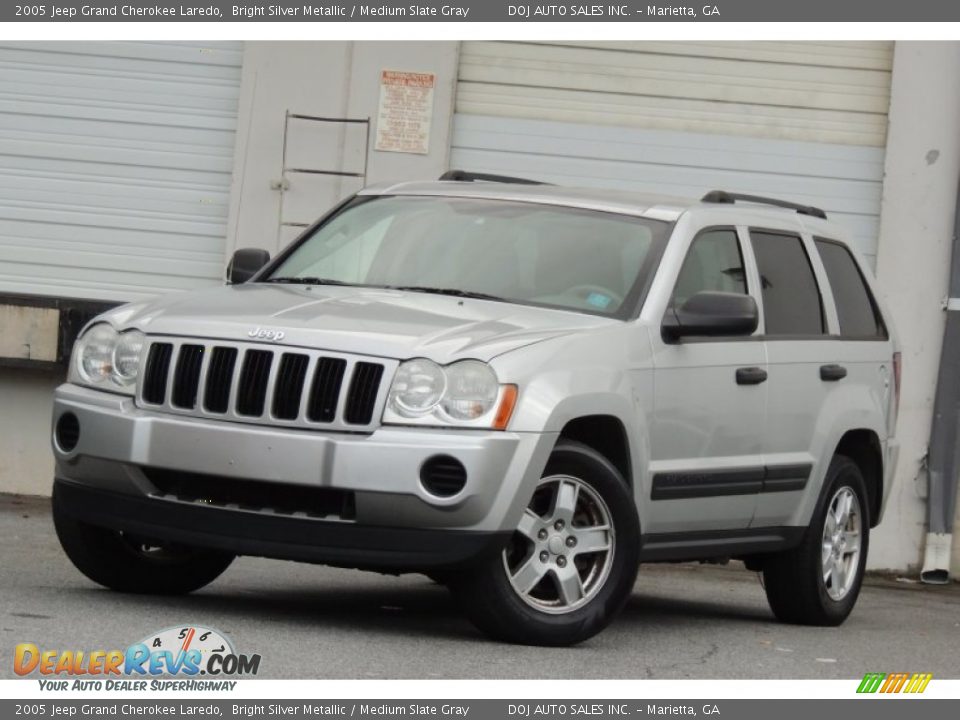 2005 Jeep Grand Cherokee Laredo Bright Silver Metallic / Medium Slate Gray Photo #1