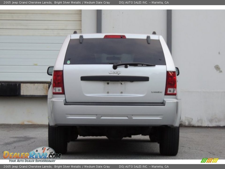 2005 Jeep Grand Cherokee Laredo Bright Silver Metallic / Medium Slate Gray Photo #8