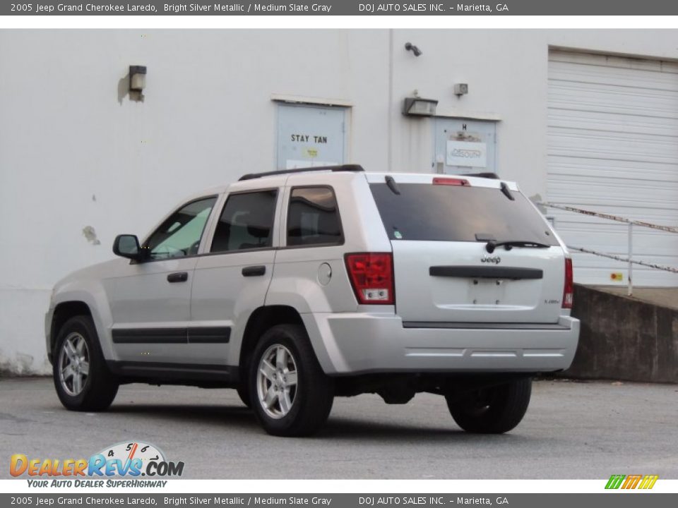 2005 Jeep Grand Cherokee Laredo Bright Silver Metallic / Medium Slate Gray Photo #13