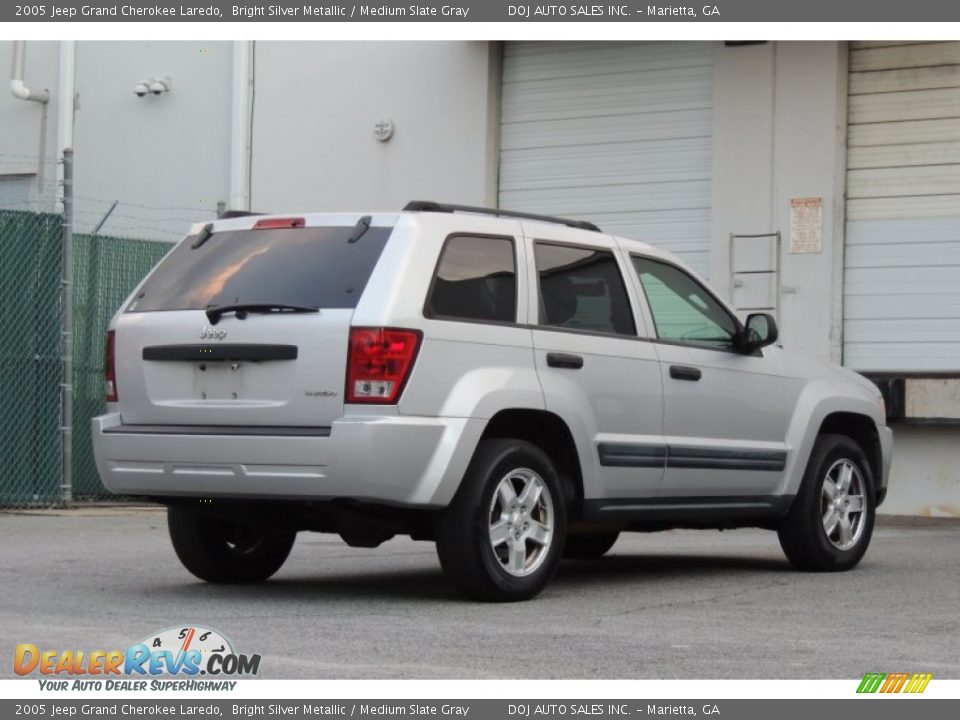 2005 Jeep Grand Cherokee Laredo Bright Silver Metallic / Medium Slate Gray Photo #14