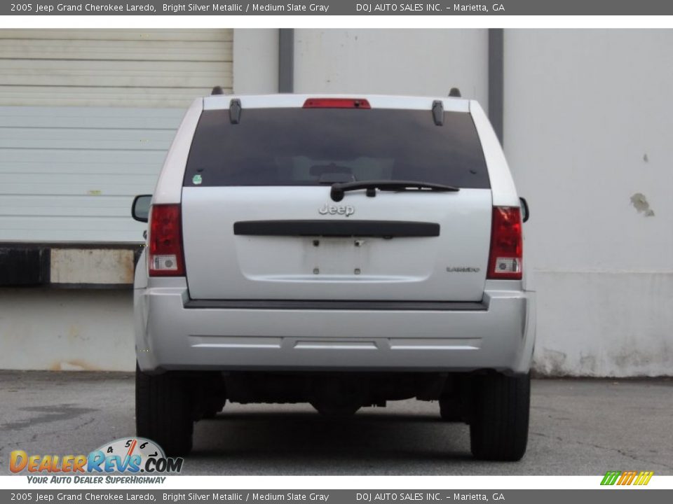 2005 Jeep Grand Cherokee Laredo Bright Silver Metallic / Medium Slate Gray Photo #15