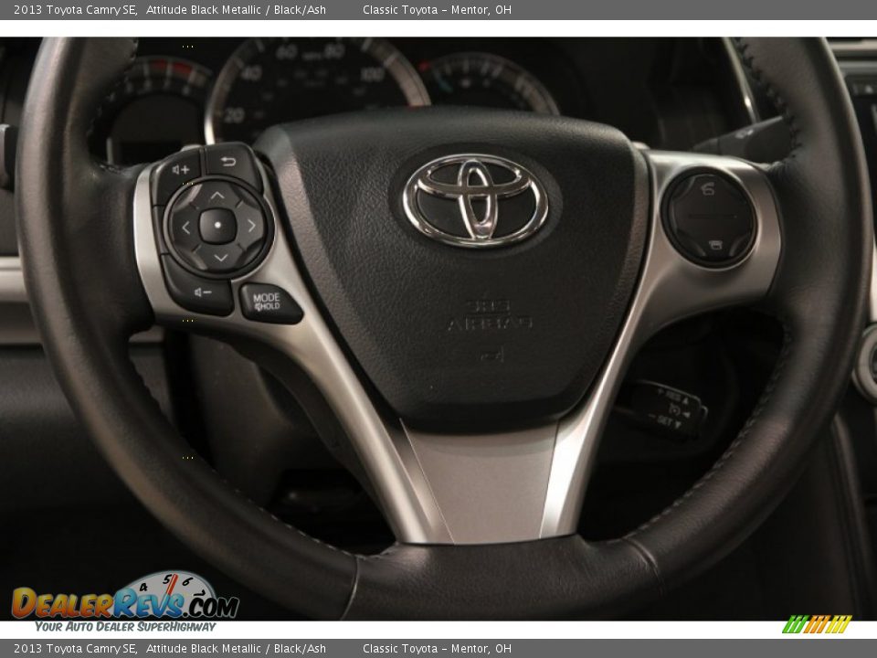 2013 Toyota Camry SE Attitude Black Metallic / Black/Ash Photo #6