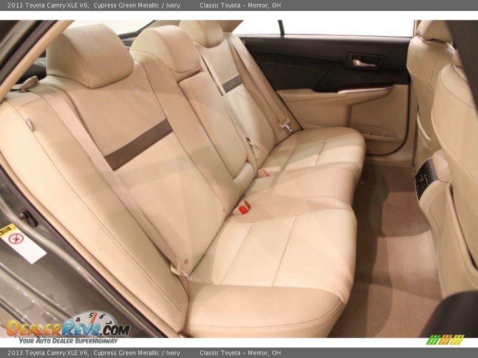 Rear Seat of 2013 Toyota Camry XLE V6 Photo #16