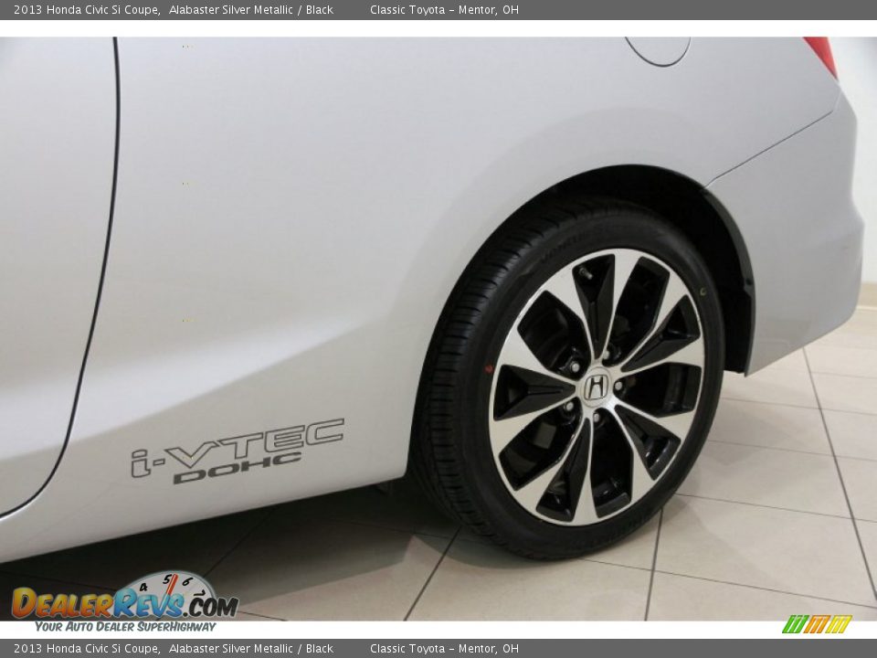 2013 Honda Civic Si Coupe Alabaster Silver Metallic / Black Photo #4