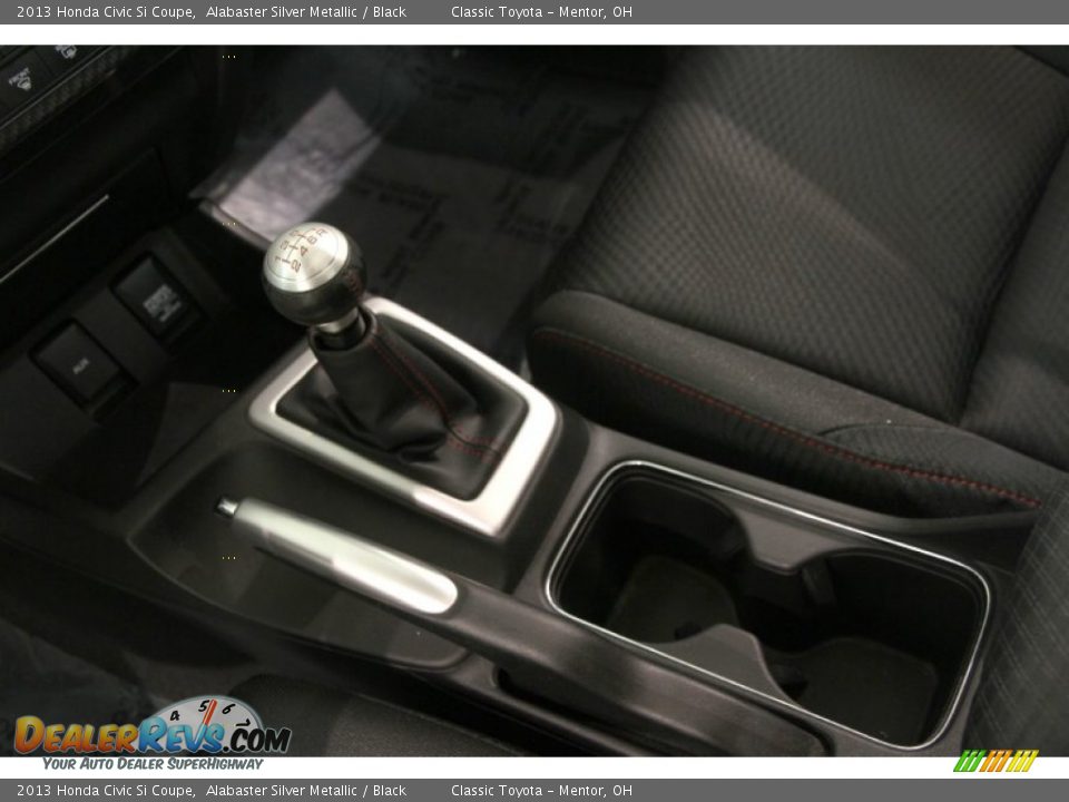 2013 Honda Civic Si Coupe Alabaster Silver Metallic / Black Photo #11