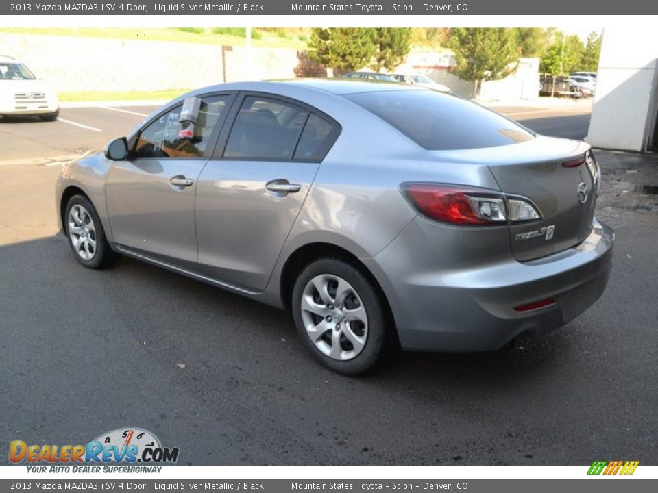 2013 Mazda MAZDA3 i SV 4 Door Liquid Silver Metallic / Black Photo #4