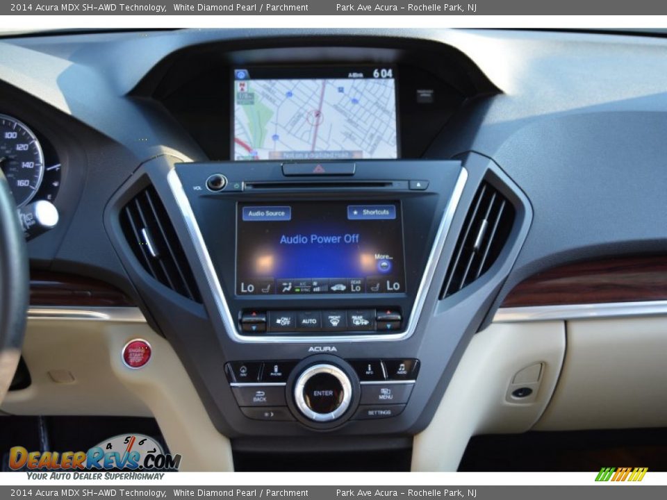 2014 Acura MDX SH-AWD Technology White Diamond Pearl / Parchment Photo #16