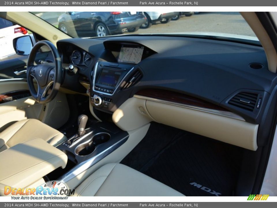 2014 Acura MDX SH-AWD Technology White Diamond Pearl / Parchment Photo #27