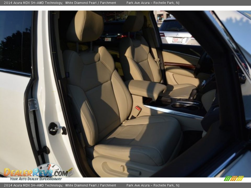 2014 Acura MDX SH-AWD Technology White Diamond Pearl / Parchment Photo #29