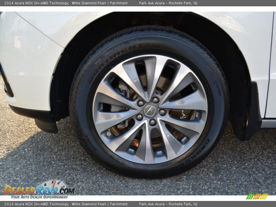 2014 Acura MDX SH-AWD Technology White Diamond Pearl / Parchment Photo #32