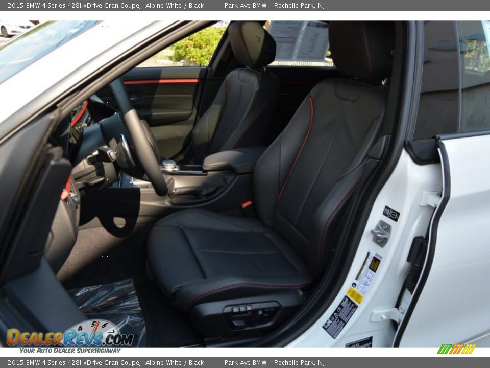 Front Seat of 2015 BMW 4 Series 428i xDrive Gran Coupe Photo #13