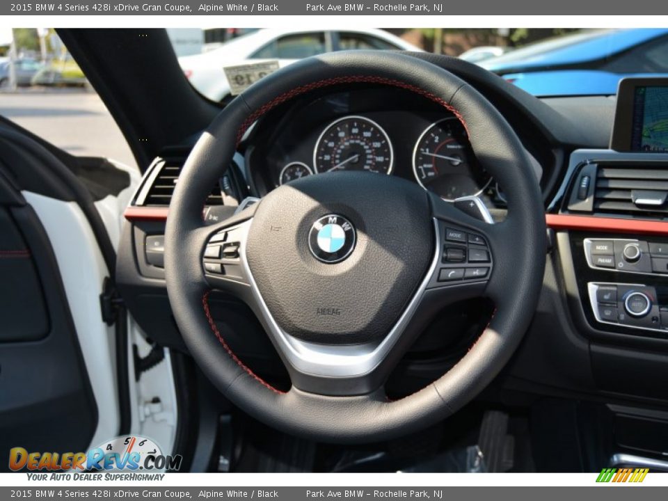 2015 BMW 4 Series 428i xDrive Gran Coupe Alpine White / Black Photo #18