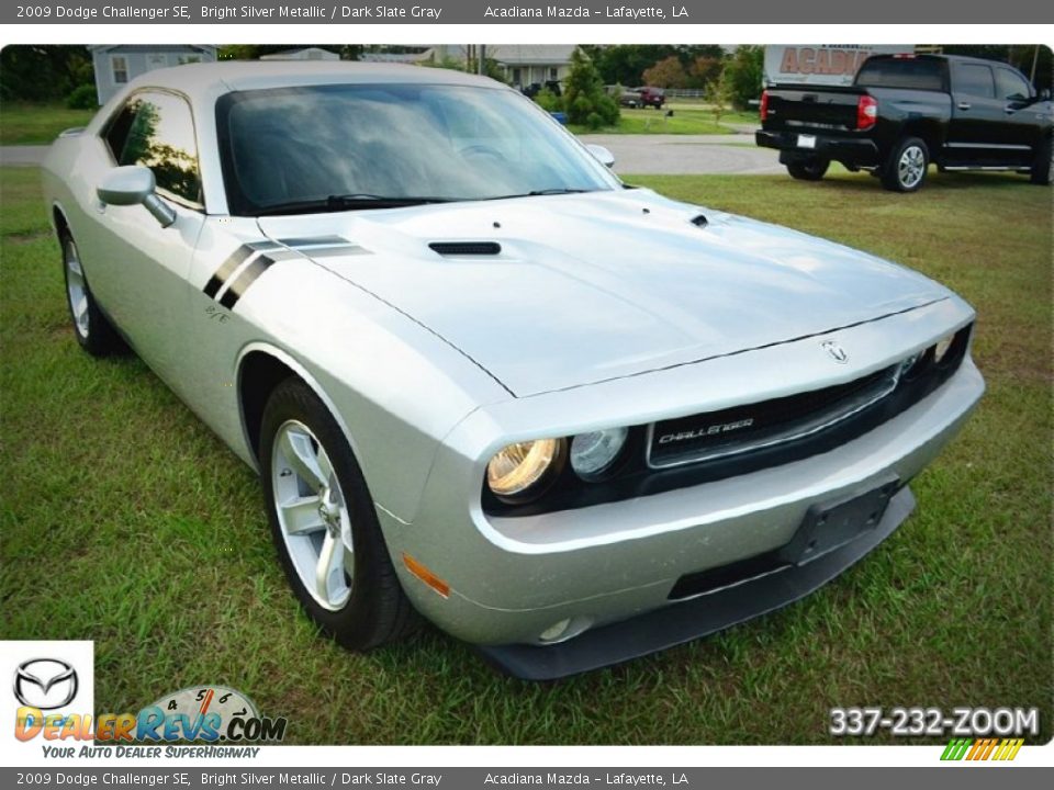 2009 Dodge Challenger SE Bright Silver Metallic / Dark Slate Gray Photo #9