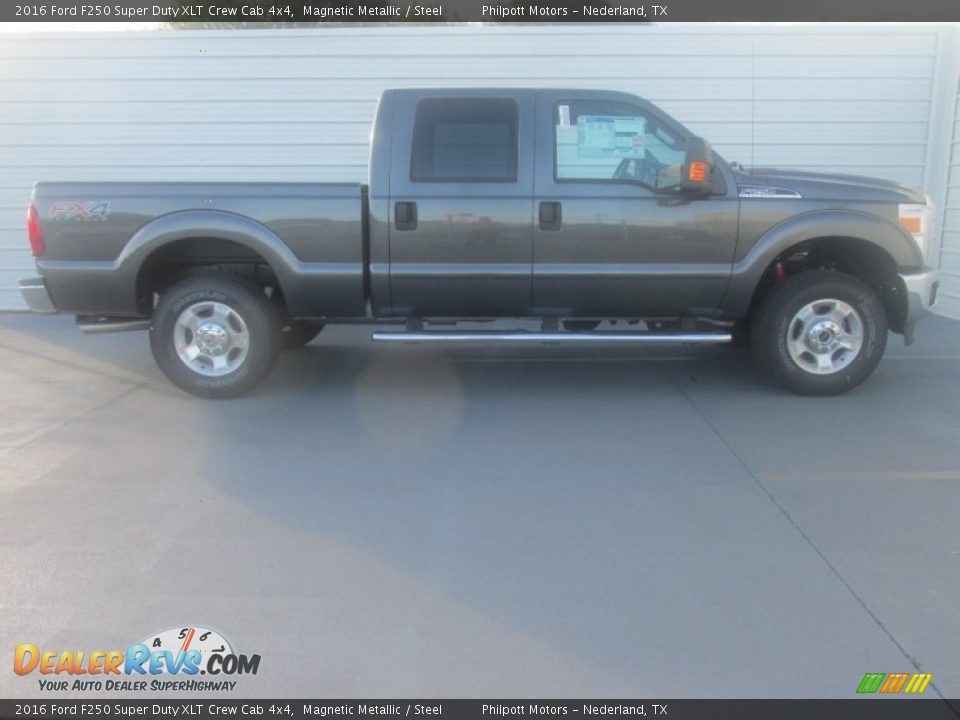 2016 Ford F250 Super Duty XLT Crew Cab 4x4 Magnetic Metallic / Steel Photo #3