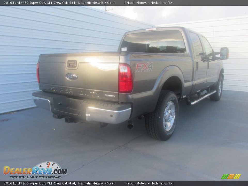 2016 Ford F250 Super Duty XLT Crew Cab 4x4 Magnetic Metallic / Steel Photo #4