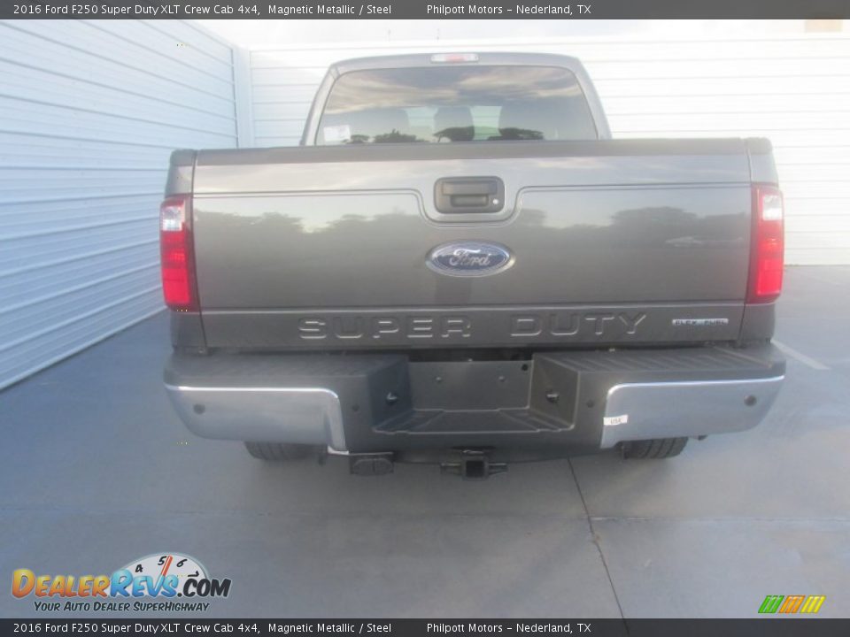 2016 Ford F250 Super Duty XLT Crew Cab 4x4 Magnetic Metallic / Steel Photo #5