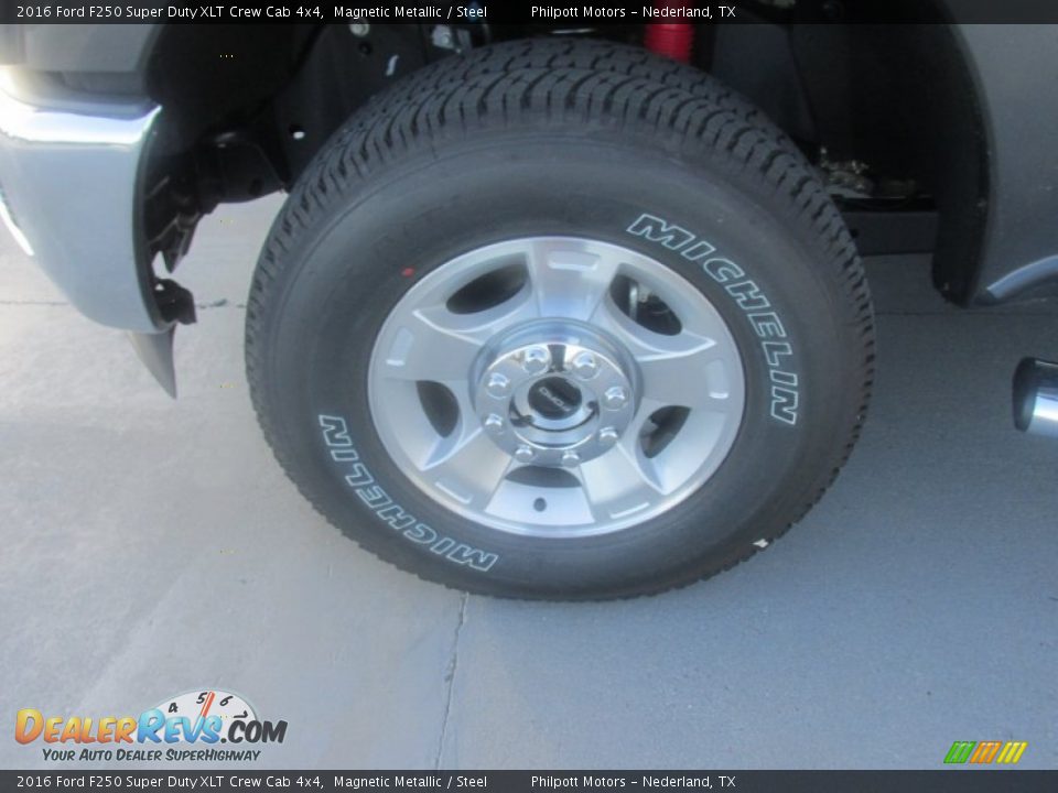 2016 Ford F250 Super Duty XLT Crew Cab 4x4 Magnetic Metallic / Steel Photo #11
