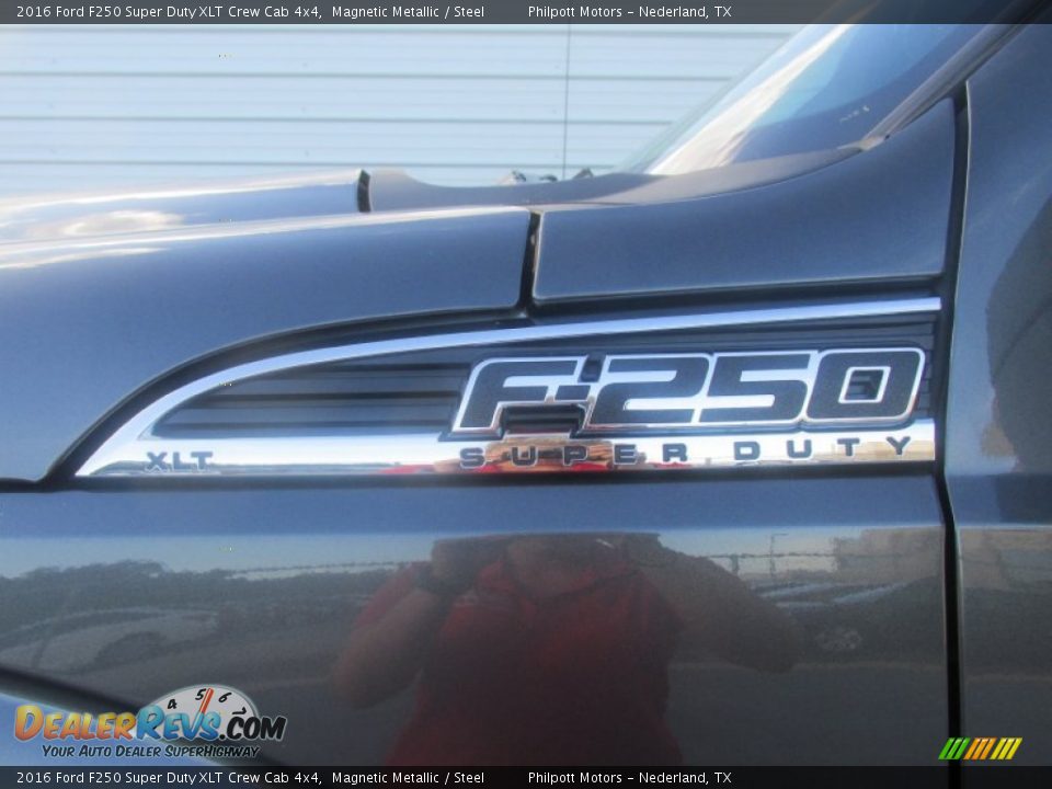 2016 Ford F250 Super Duty XLT Crew Cab 4x4 Magnetic Metallic / Steel Photo #14