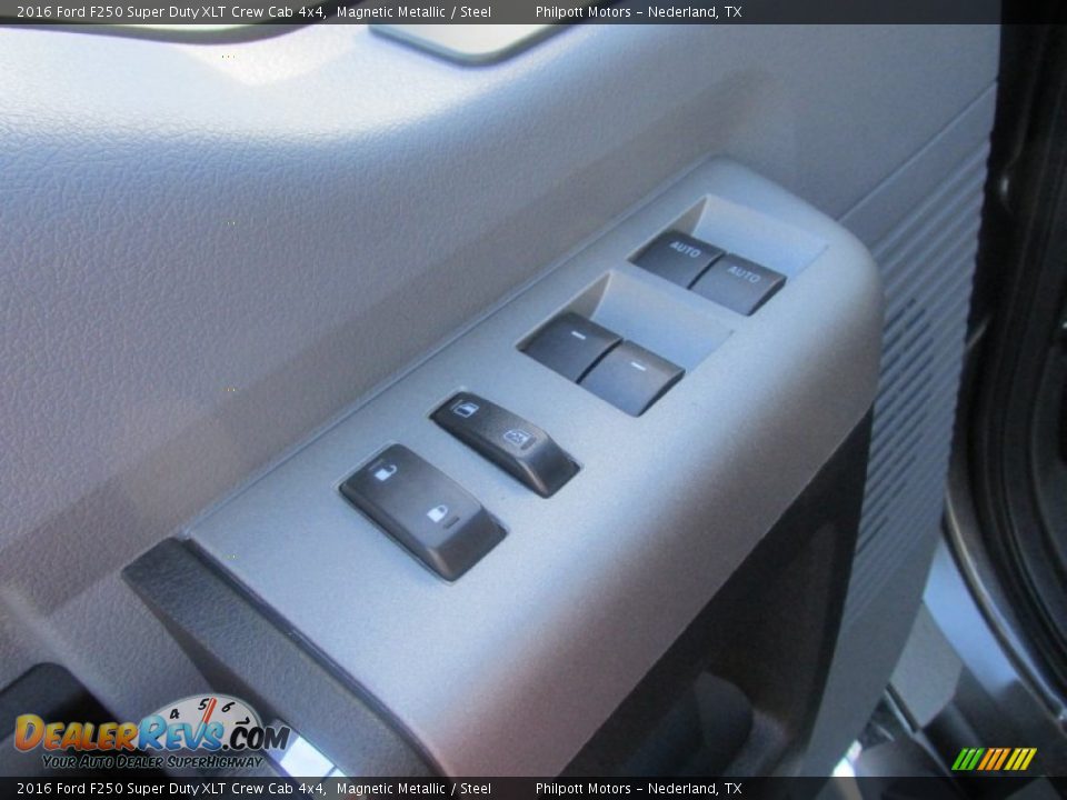 2016 Ford F250 Super Duty XLT Crew Cab 4x4 Magnetic Metallic / Steel Photo #22