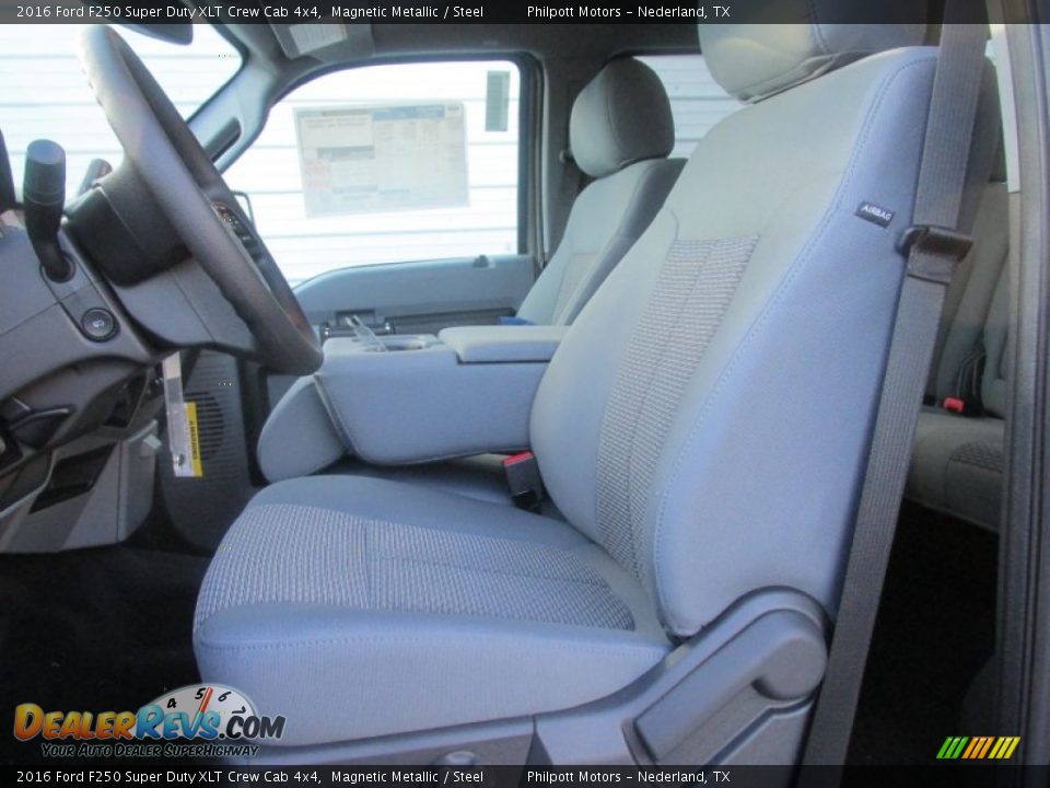 2016 Ford F250 Super Duty XLT Crew Cab 4x4 Magnetic Metallic / Steel Photo #23