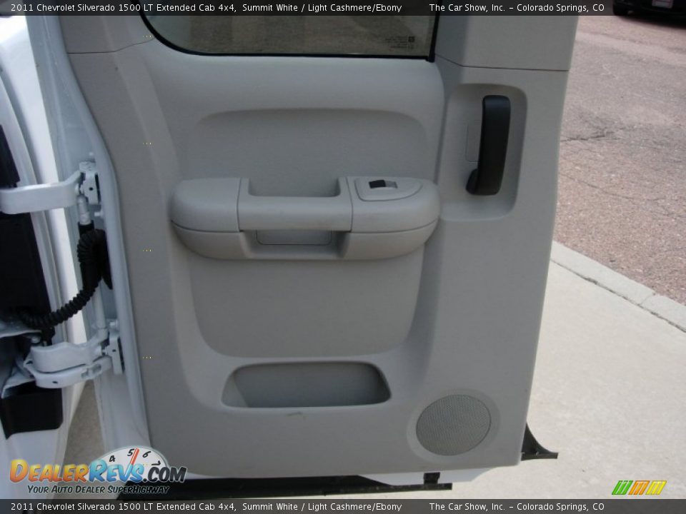 2011 Chevrolet Silverado 1500 LT Extended Cab 4x4 Summit White / Light Cashmere/Ebony Photo #12