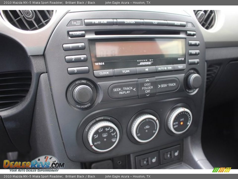 2010 Mazda MX-5 Miata Sport Roadster Brilliant Black / Black Photo #21