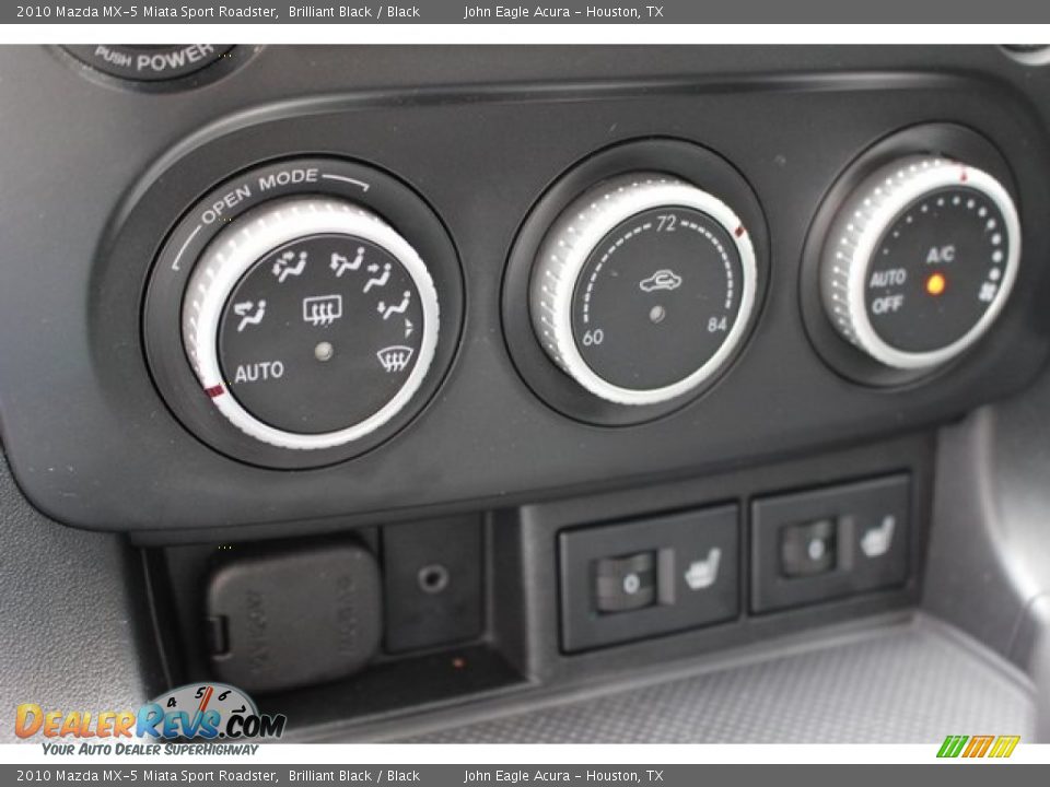 2010 Mazda MX-5 Miata Sport Roadster Brilliant Black / Black Photo #23