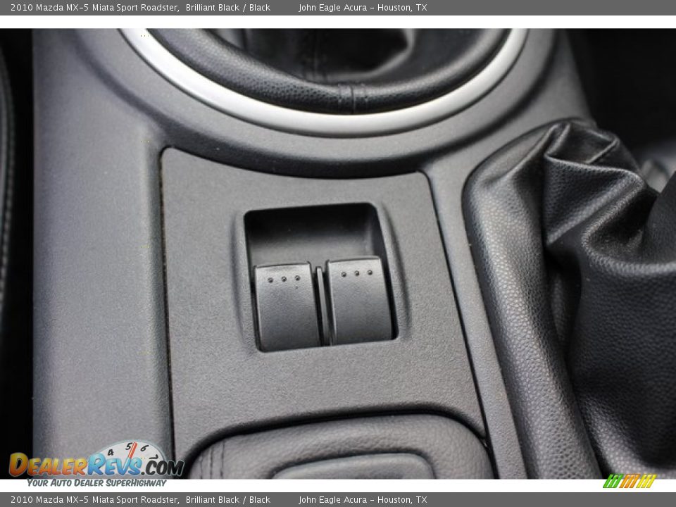 2010 Mazda MX-5 Miata Sport Roadster Brilliant Black / Black Photo #25