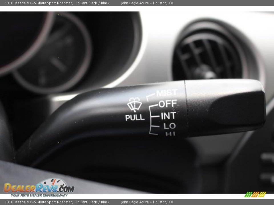2010 Mazda MX-5 Miata Sport Roadster Brilliant Black / Black Photo #28