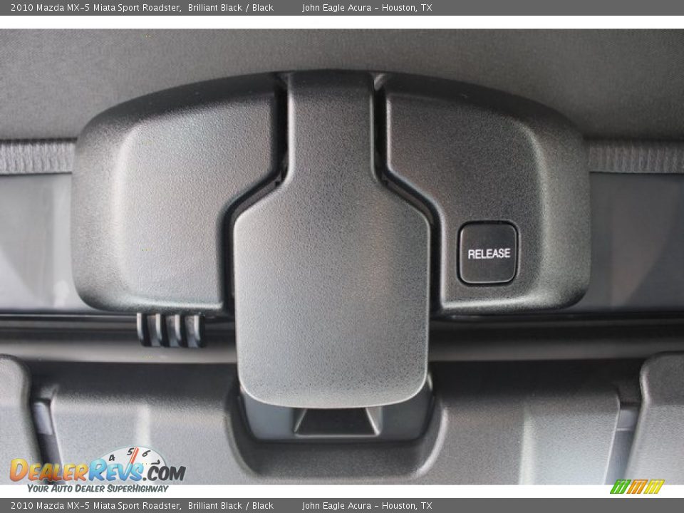2010 Mazda MX-5 Miata Sport Roadster Brilliant Black / Black Photo #34