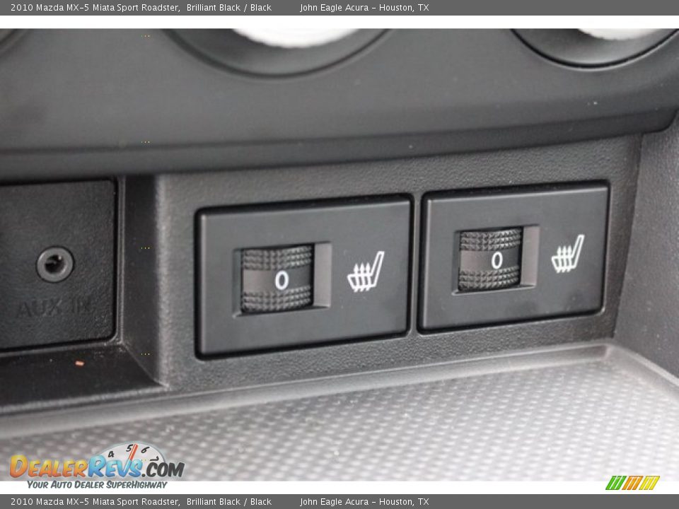 2010 Mazda MX-5 Miata Sport Roadster Brilliant Black / Black Photo #35