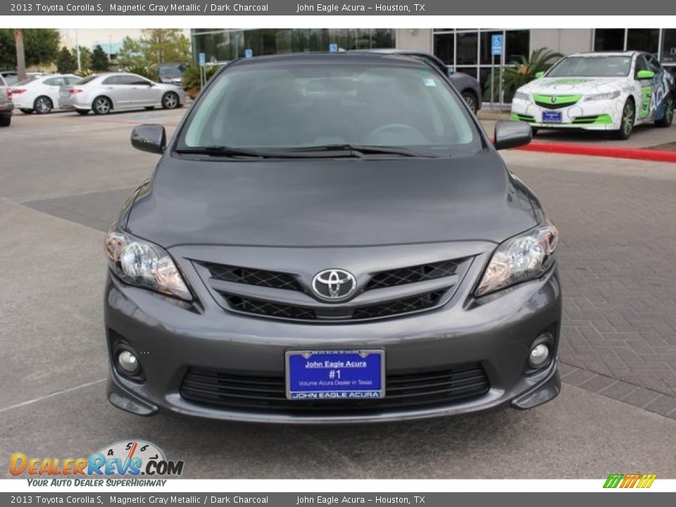 2013 Toyota Corolla S Magnetic Gray Metallic / Dark Charcoal Photo #2