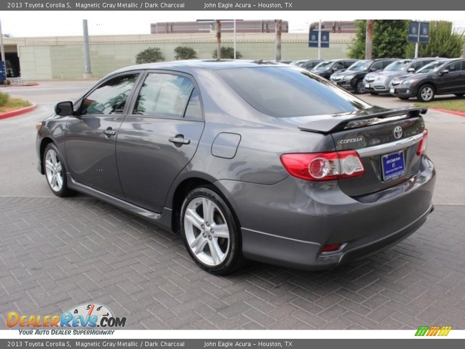 2013 Toyota Corolla S Magnetic Gray Metallic / Dark Charcoal Photo #5