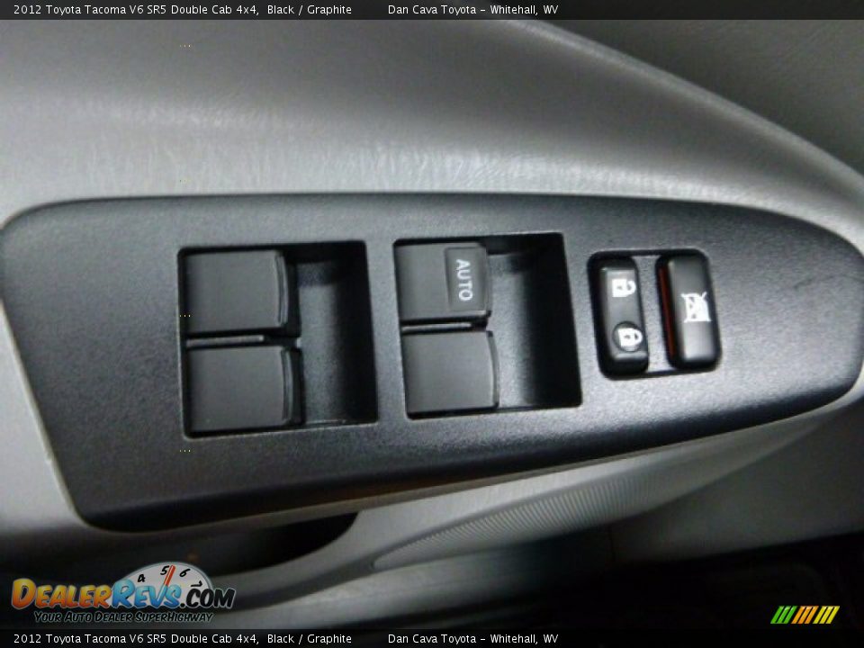2012 Toyota Tacoma V6 SR5 Double Cab 4x4 Black / Graphite Photo #18
