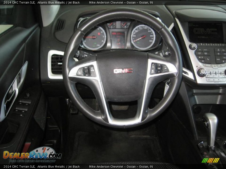 2014 GMC Terrain SLE Atlantis Blue Metallic / Jet Black Photo #4