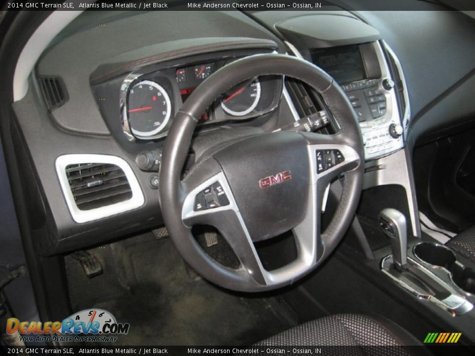 2014 GMC Terrain SLE Atlantis Blue Metallic / Jet Black Photo #6