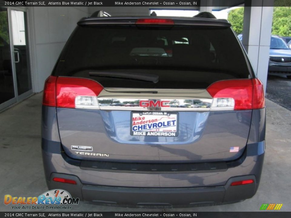 2014 GMC Terrain SLE Atlantis Blue Metallic / Jet Black Photo #18