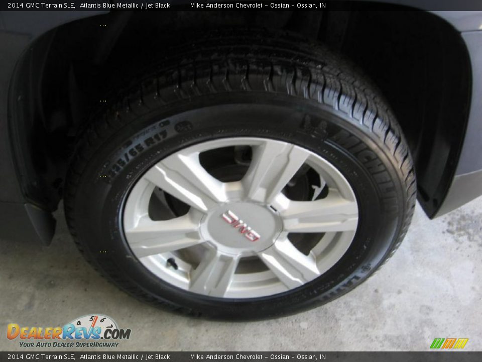 2014 GMC Terrain SLE Atlantis Blue Metallic / Jet Black Photo #22