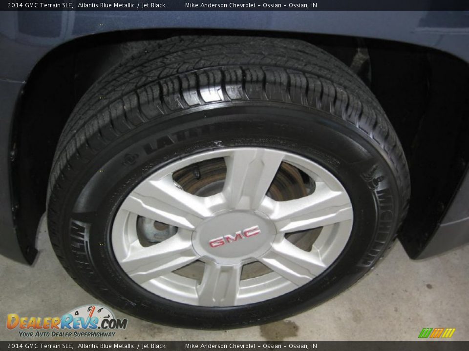 2014 GMC Terrain SLE Atlantis Blue Metallic / Jet Black Photo #23