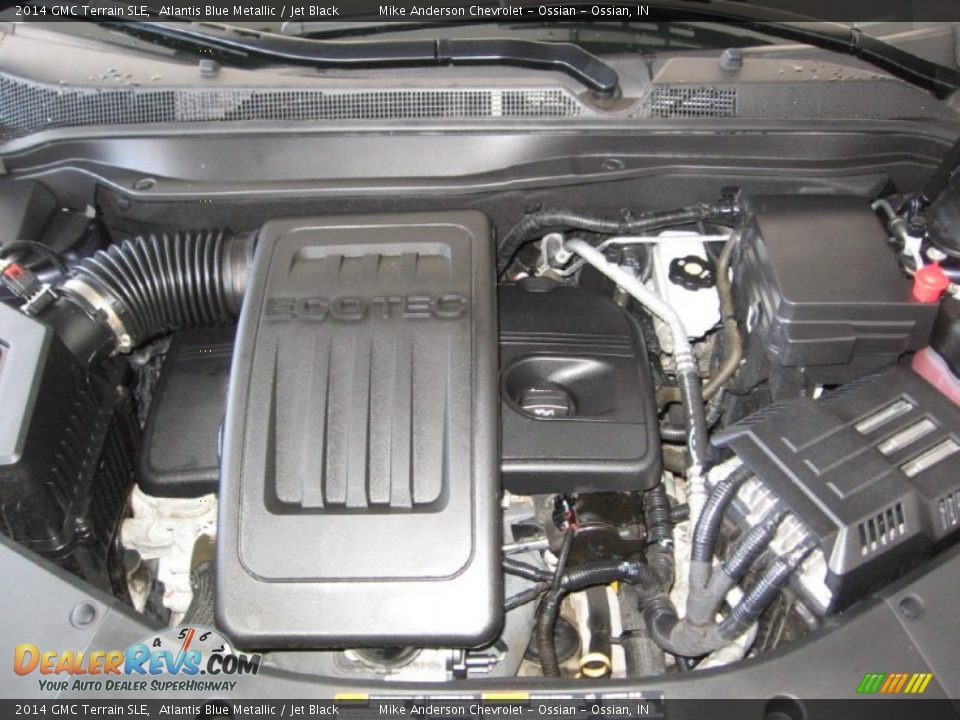 2014 GMC Terrain SLE Atlantis Blue Metallic / Jet Black Photo #24