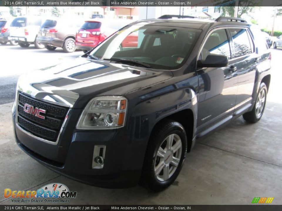 2014 GMC Terrain SLE Atlantis Blue Metallic / Jet Black Photo #26