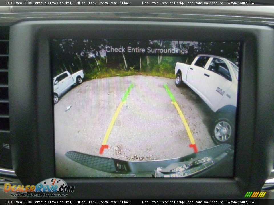 2016 Ram 2500 Laramie Crew Cab 4x4 Brilliant Black Crystal Pearl / Black Photo #16