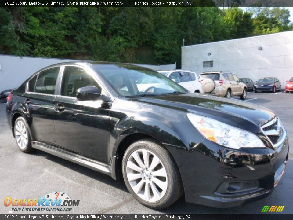 2012 Subaru Legacy 2.5i Limited Crystal Black Silica / Warm Ivory Photo #1