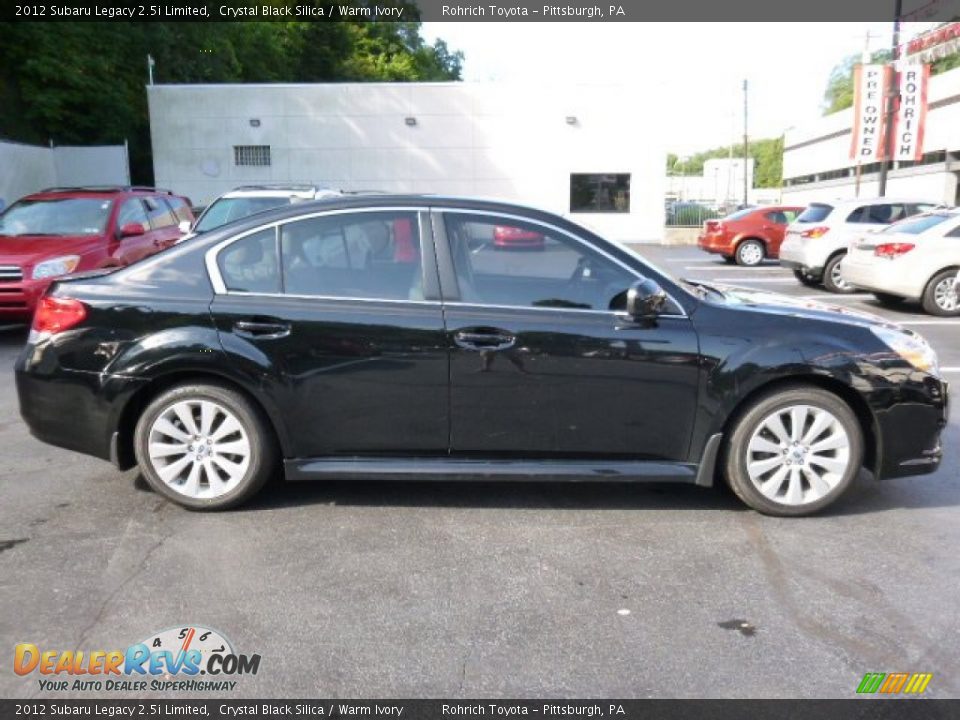 2012 Subaru Legacy 2.5i Limited Crystal Black Silica / Warm Ivory Photo #10