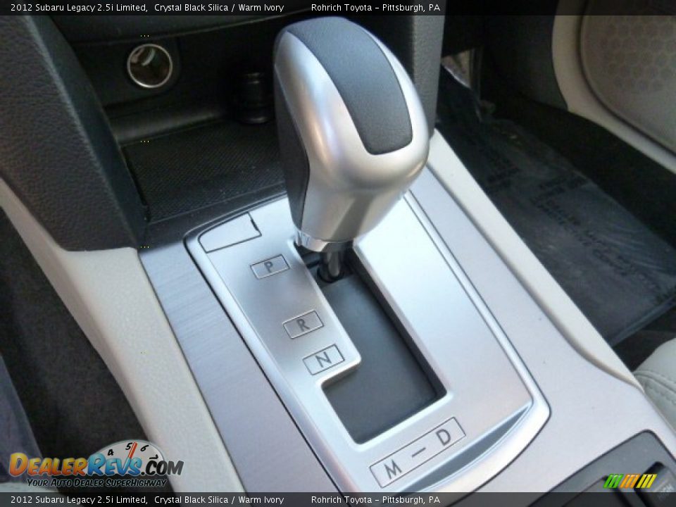 2012 Subaru Legacy 2.5i Limited Crystal Black Silica / Warm Ivory Photo #21